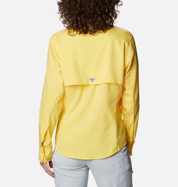 Columbia PFG Tamiami II Shirts Yellow For Women's NZ98347 New Zealand